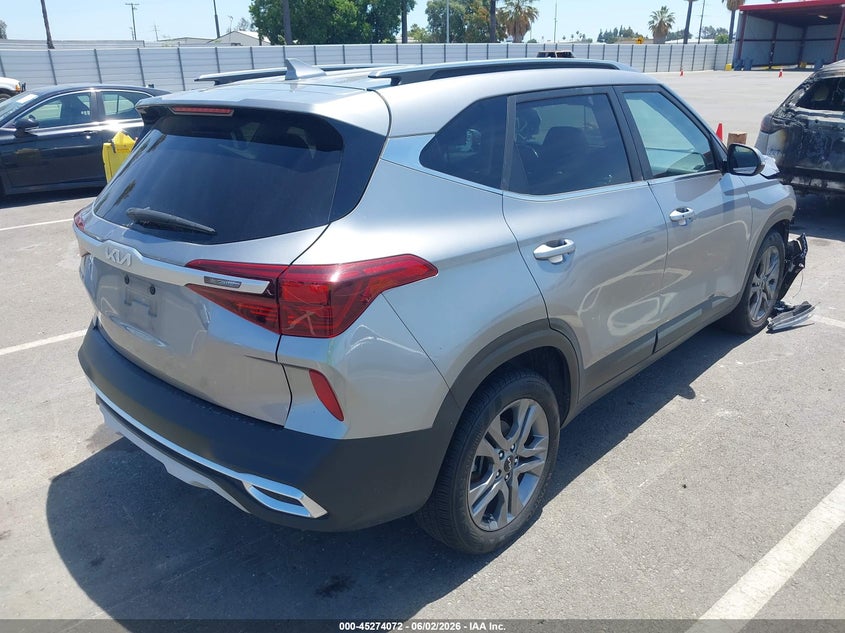 2022 Kia Seltos VIN KNDEU2AA8N7238349 IAAI salvage auction — FRONT END, Salvage Title, sold $3,450 on 2026-07-23 (photo 4)