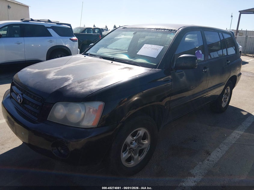 2003 Toyota Highlander VIN JTEGF21A830100816 IAAI salvage auction — NORMAL WEAR, Clear - Dealer Only (California), sold $725 on 2026-07-07 (photo 2)
