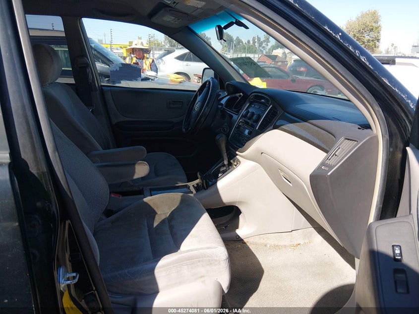 2003 Toyota Highlander VIN JTEGF21A830100816 IAAI salvage auction — NORMAL WEAR, Clear - Dealer Only (California), sold $725 on 2026-07-07 (photo 5)