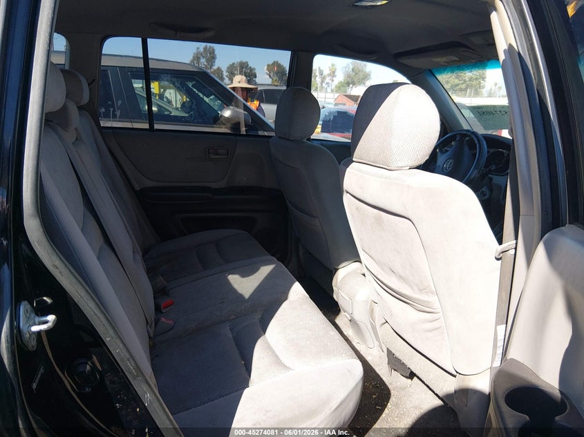 2003 Toyota Highlander VIN JTEGF21A830100816 IAAI salvage auction — NORMAL WEAR, Clear - Dealer Only (California), sold $725 on 2026-07-07 (photo 8)
