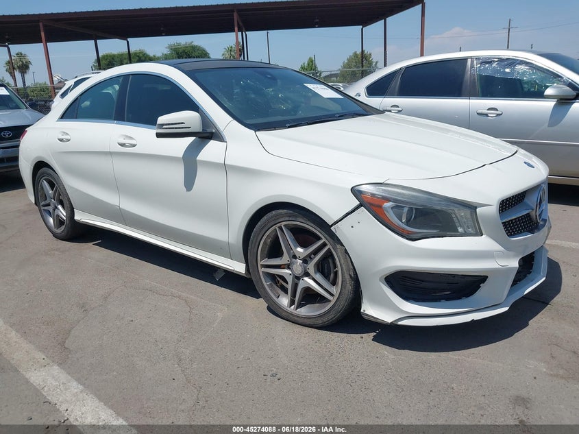 2015 Mercedes-benz Cla-klasse VIN WDDSJ4EB8FN205543 IAAI salvage auction — NORMAL WEAR, Bill Of Sale (California), sold $1,200 on 2026-07-21 (photo 1)