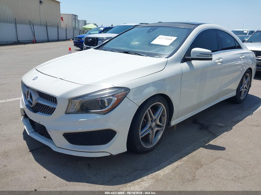 2015 Mercedes-benz Cla-klasse VIN WDDSJ4EB8FN205543 IAAI salvage auction — NORMAL WEAR, Bill Of Sale (California), sold $1,200 on 2026-07-21 (photo 2)