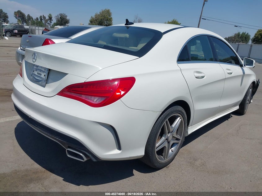 2015 Mercedes-benz Cla-klasse VIN WDDSJ4EB8FN205543 IAAI salvage auction — NORMAL WEAR, Bill Of Sale (California), sold $1,200 on 2026-07-21 (photo 4)
