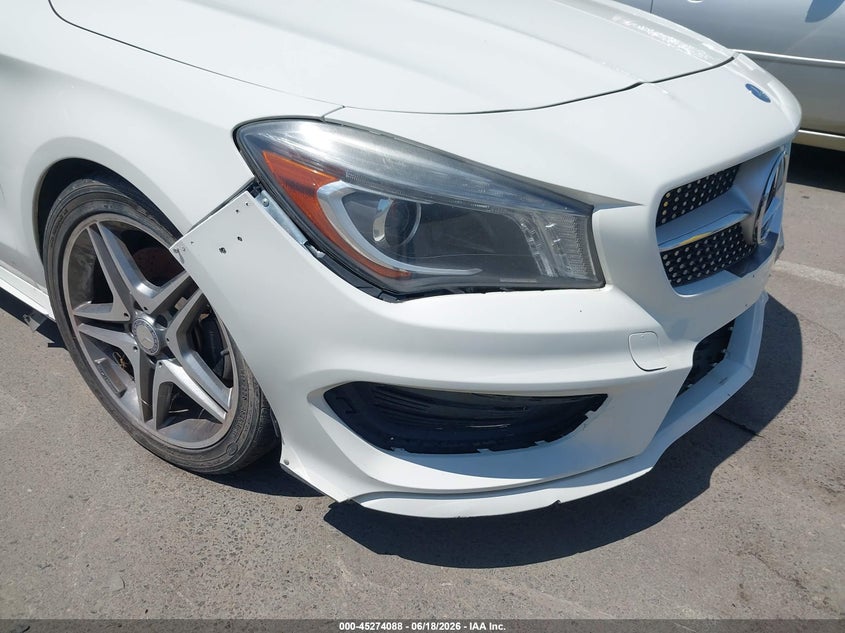 2015 Mercedes-benz Cla-klasse VIN WDDSJ4EB8FN205543 IAAI salvage auction — NORMAL WEAR, Bill Of Sale (California), sold $1,200 on 2026-07-21 (photo 6)