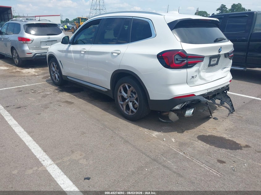 2023 BMW X3 VIN 5UX43DP06P9R87942 IAAI salvage auction — FRONT & REAR, Salvage Title, sold $16,100 on 2026-07-10 (photo 3)