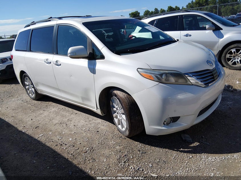 2015 Toyota Sienna VIN 5TDYK3DC4FS571080 IAAI salvage auction — NORMAL WEAR, Original (Kentucky), sold $2,500 on 2026-07-27 (photo 1)