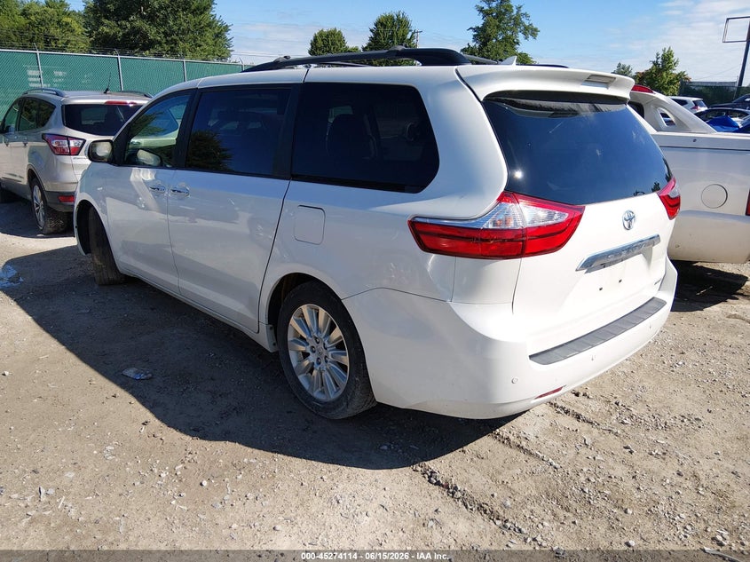 2015 Toyota Sienna VIN 5TDYK3DC4FS571080 IAAI salvage auction — NORMAL WEAR, Original (Kentucky), sold $2,500 on 2026-07-27 (photo 3)