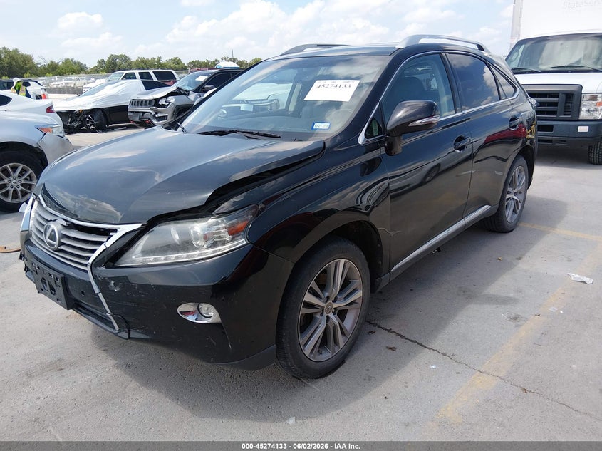 2015 Lexus Rx VIN 2T2ZK1BA0FC184430 IAAI salvage auction — FRONT END, Salvage (Texas), sold $7,850 on 2026-08-03 (photo 2)