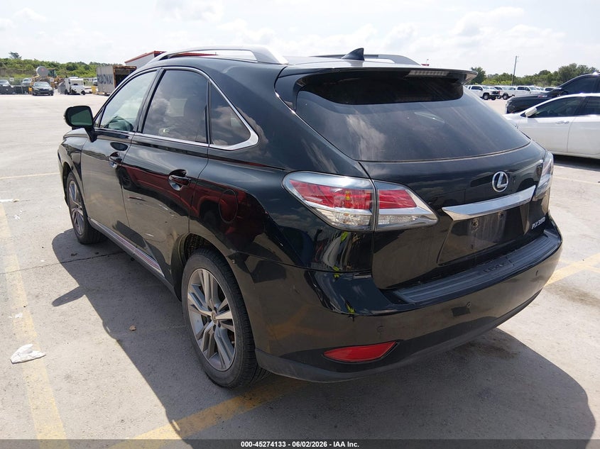 2015 Lexus Rx VIN 2T2ZK1BA0FC184430 IAAI salvage auction — FRONT END, Salvage (Texas), sold $7,850 on 2026-08-03 (photo 3)