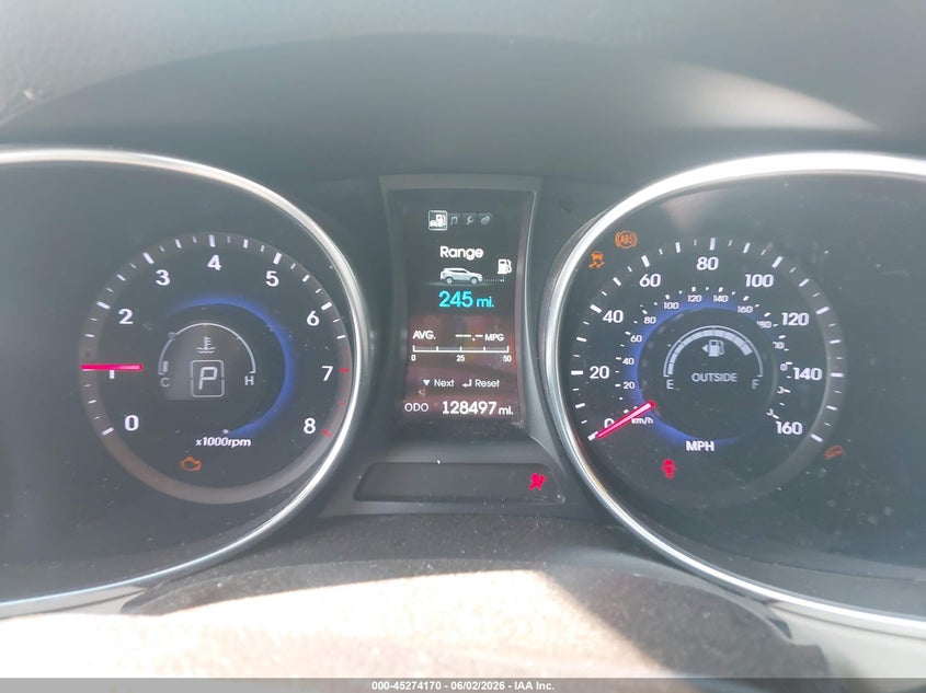 2015 Hyundai Santa fe VIN 5XYZU3LB1FG295218 IAAI salvage auction — FRONT END, Clear (Arkansas), sold $1,450 on 2026-07-29 (photo 7)