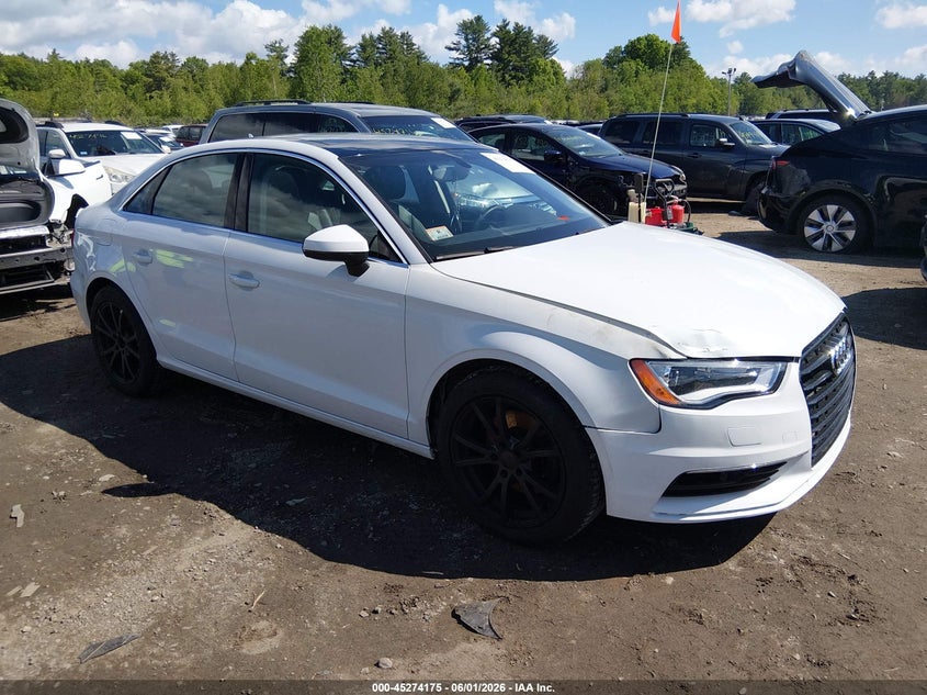 2015 Audi A3 VIN WAUACGFF9F1010865 IAAI salvage auction — NORMAL WEAR, Salvage Title, sold $450 on 2026-07-24 (photo 1)