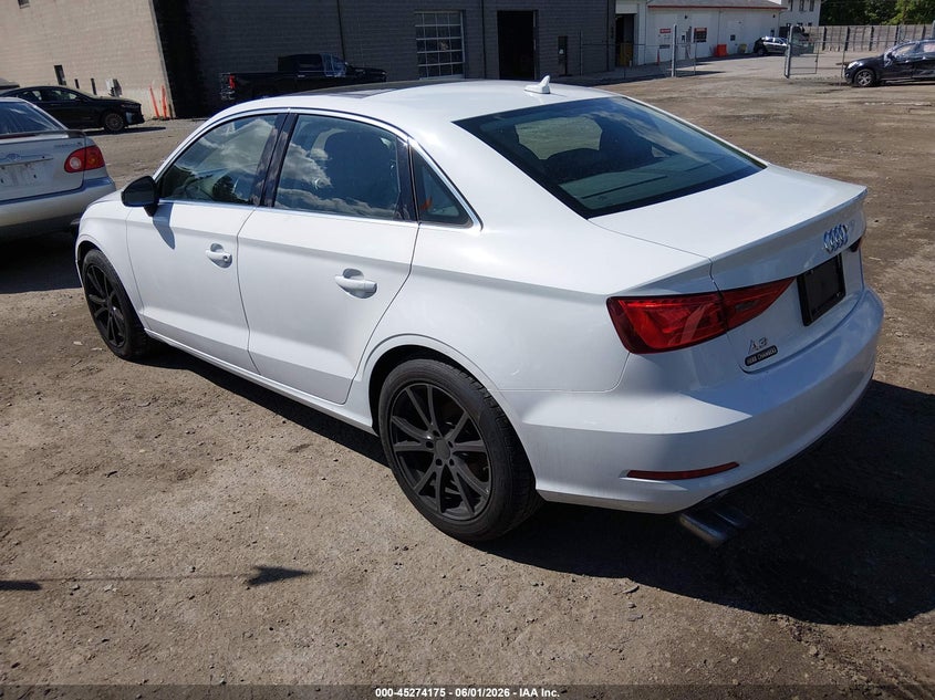 2015 Audi A3 VIN WAUACGFF9F1010865 IAAI salvage auction — NORMAL WEAR, Salvage Title, sold $450 on 2026-07-24 (photo 3)