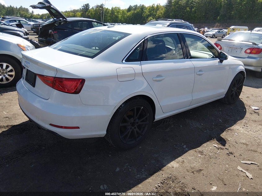 2015 Audi A3 VIN WAUACGFF9F1010865 IAAI salvage auction — NORMAL WEAR, Salvage Title, sold $450 on 2026-07-24 (photo 4)