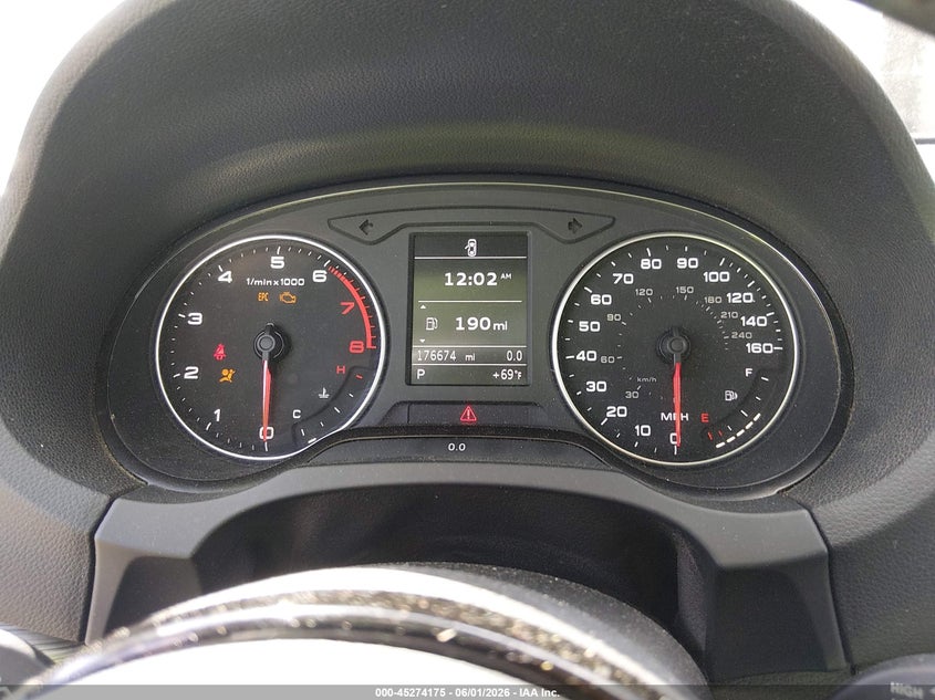 2015 Audi A3 VIN WAUACGFF9F1010865 IAAI salvage auction — NORMAL WEAR, Salvage Title, sold $450 on 2026-07-24 (photo 7)