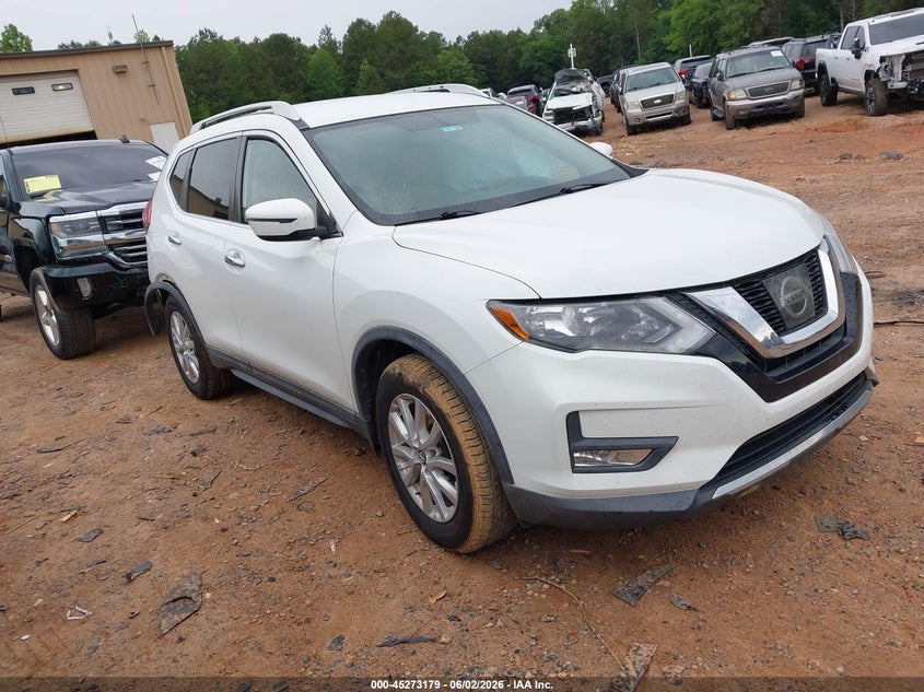 2017 Nissan Rogue VIN KNMAT2MT8HP595954 IAAI salvage auction — SIDE, Salvage (North Carolina), sold $1,150 on 2026-07-27 (photo 1)