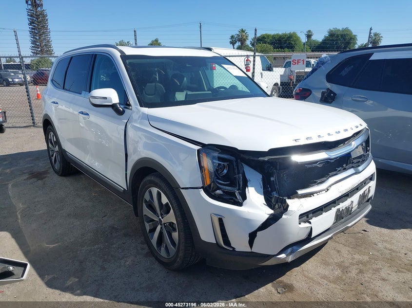 2020 Kia Telluride VIN 5XYP64HC1LG014734 IAAI salvage auction — FRONT END, Salvage Title, sold $5,850 on 2026-07-14 (photo 1)