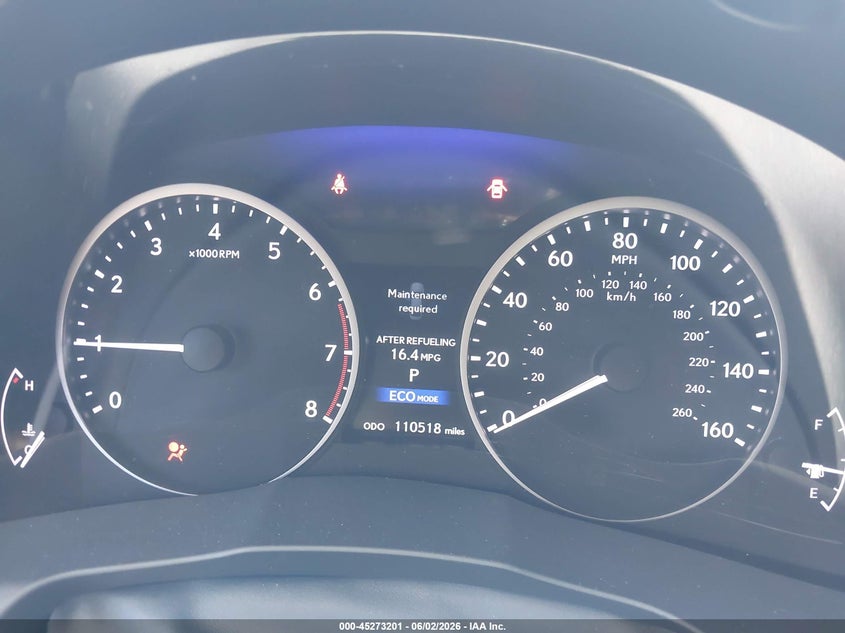2015 Lexus ES VIN JTHBK1GG9F2174625 IAAI salvage auction — RIGHT SIDE, Salvage Title, sold $3,050 on 2026-07-08 (photo 7)