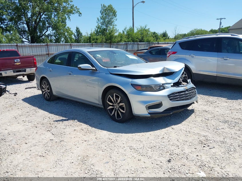 2017 Chevrolet Malibu VIN 1G1ZE5ST4HF179819 IAAI salvage auction — FRONT END, Salvage Title, sold $550 on 2026-07-12 (photo 1)