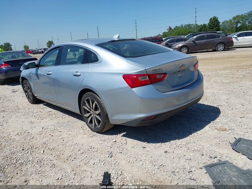 2017 Chevrolet Malibu VIN 1G1ZE5ST4HF179819 IAAI salvage auction — FRONT END, Salvage Title, sold $550 on 2026-07-12 (photo 3)