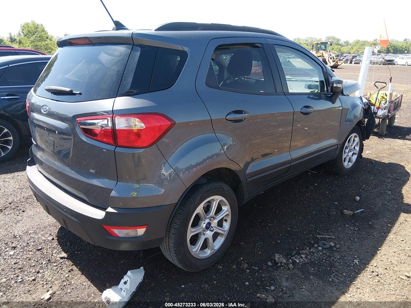 2021 Ford Ecosport VIN MAJ3S2GE2MC436296 IAAI salvage auction — FRONT END, Salvage (Ohio), sold $500 on 2026-07-29 (photo 4)
