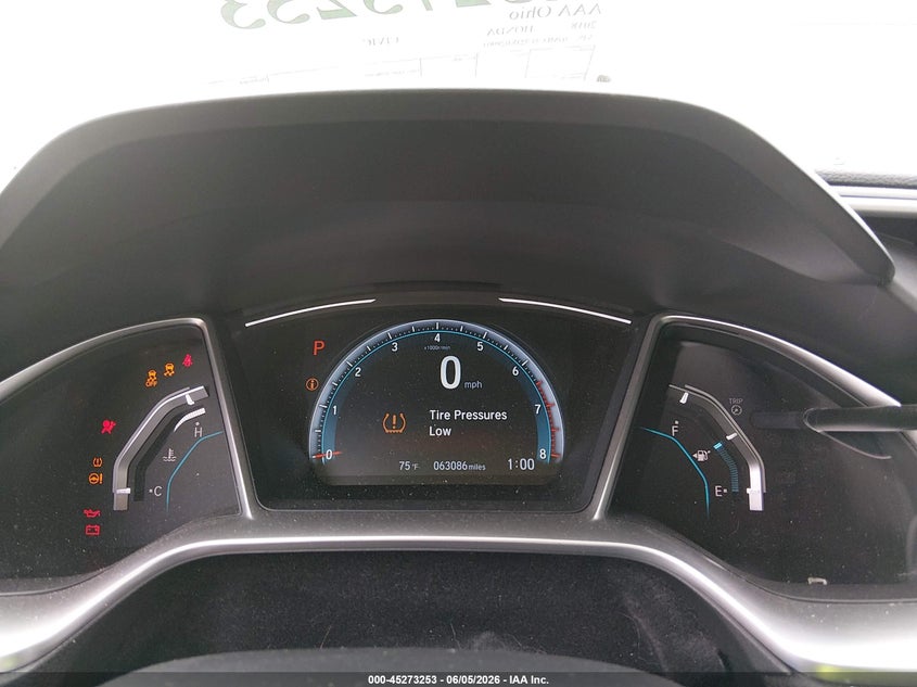 2018 Honda Civic VIN JHMFC1F72JX028904 IAAI salvage auction — FRONT END, Salvage Title, sold $4,650 on 2026-07-19 (photo 7)