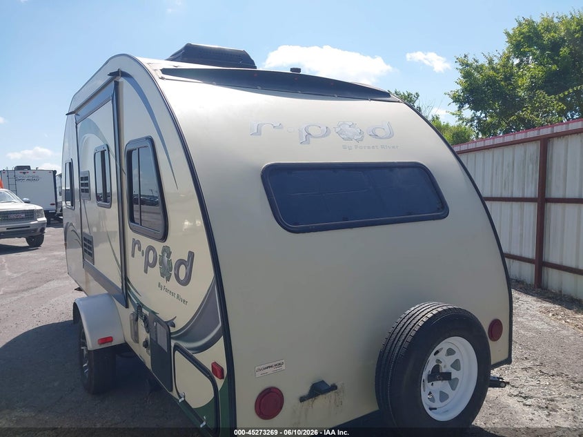 2013 Forest river Rpod VIN 4X4TRPT16DL009090 IAAI salvage auction — Unknown, Salvage (Arkansas), sold $2,500 on 2026-07-24 (photo 3)