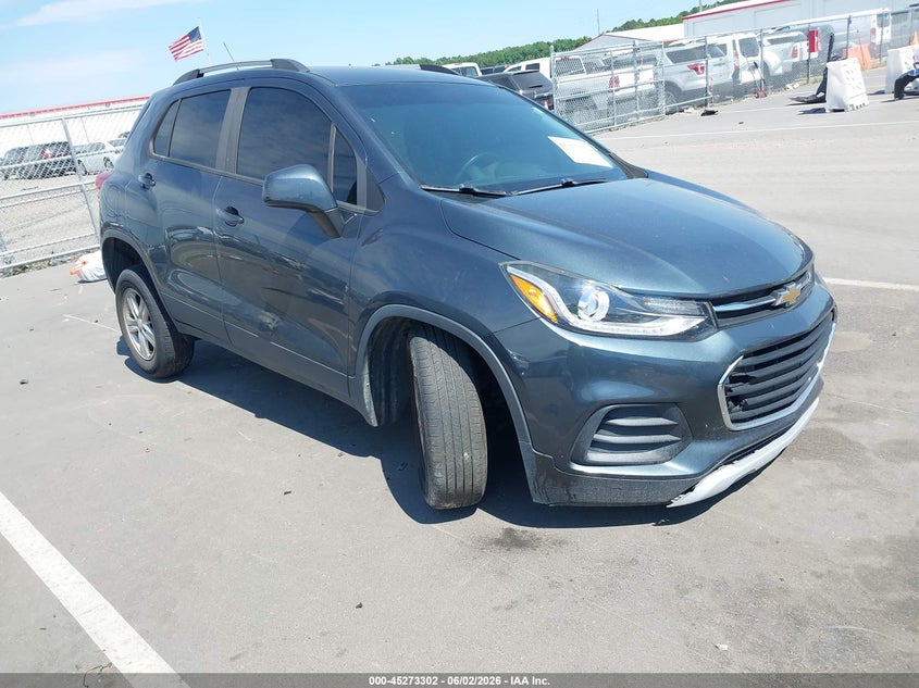 2021 Chevrolet Trax VIN KL7CJPSBXMB328986 IAAI salvage auction — LEFT FRONT, Salvage Title, sold $2,125 on 2026-07-08 (photo 1)