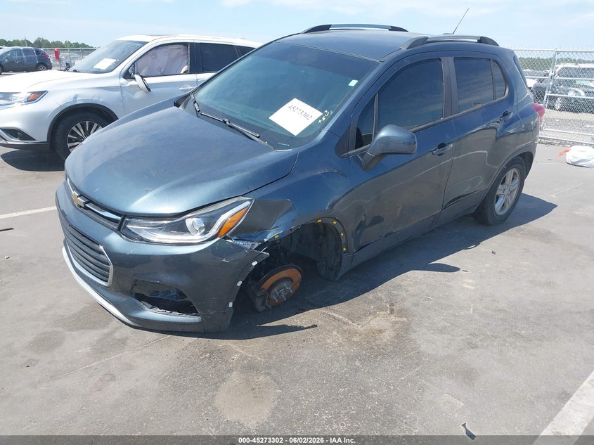 2021 Chevrolet Trax VIN KL7CJPSBXMB328986 IAAI salvage auction — LEFT FRONT, Salvage Title, sold $2,125 on 2026-07-08 (photo 2)
