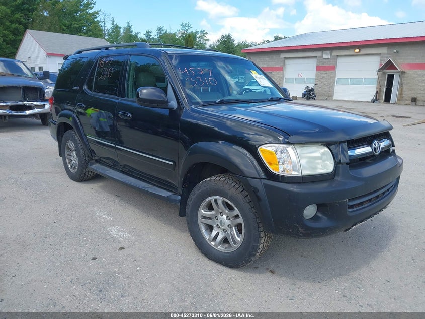 2005 Toyota Sequoia VIN 5TDBT48A65S251095 IAAI salvage auction — NORMAL WEAR, Original (Maine), sold $850 on 2026-07-13 (photo 1)