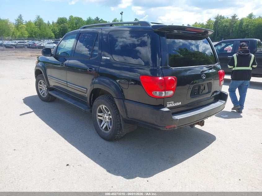 2005 Toyota Sequoia VIN 5TDBT48A65S251095 IAAI salvage auction — NORMAL WEAR, Original (Maine), sold $850 on 2026-07-13 (photo 3)