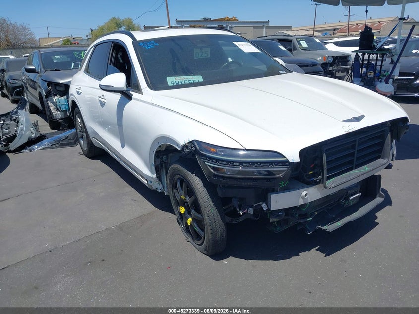 2022 Genesis Gv70 VIN KMUMCDTC9NU033890 IAAI salvage auction — FRONT END, Salvage Title, sold $15,200 on 2026-07-15 (photo 1)