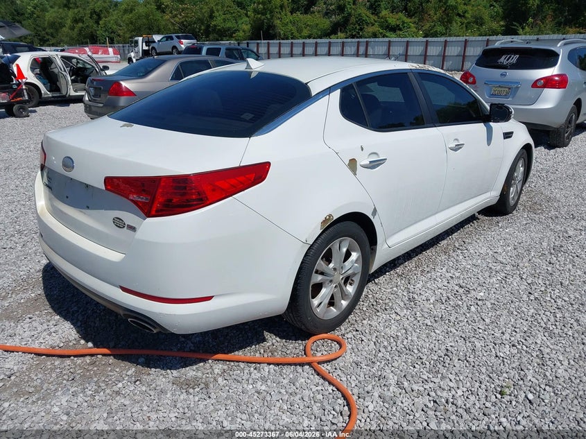 2013 Kia Optima VIN 5XXGM4A71DG215879 IAAI salvage auction — NORMAL WEAR, Clear (Alabama), sold $375 on 2026-07-09 (photo 4)