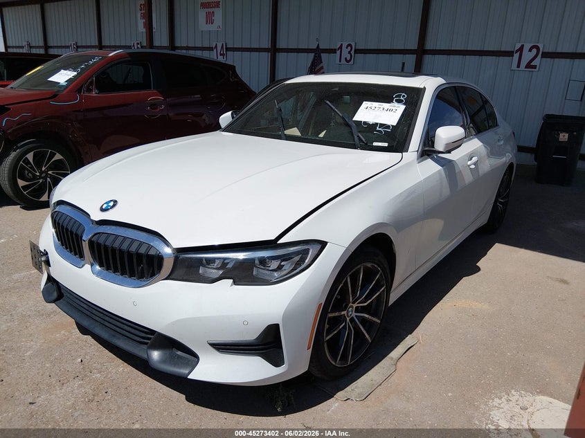 2019 BMW 3er VIN WBA5R1C59KAK12740 IAAI salvage auction — RIGHT SIDE, Original (Texas), sold $6,100 on 2026-08-20 (photo 2)