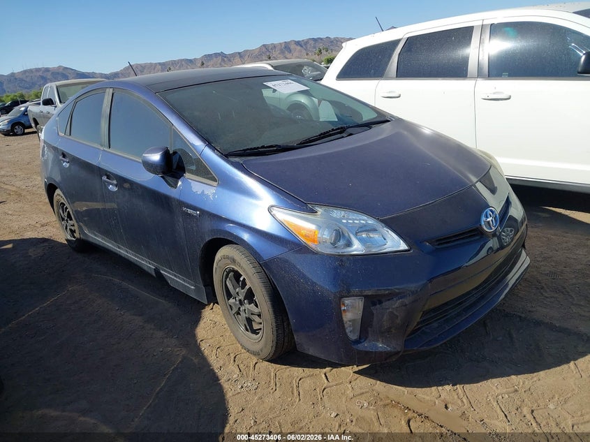 2014 Toyota Prius VIN JTDKN3DU7E1765068 IAAI salvage auction — NORMAL WEAR, Clear-Dealer Only (Arizona), sold $1,500 on 2026-07-07 (photo 1)