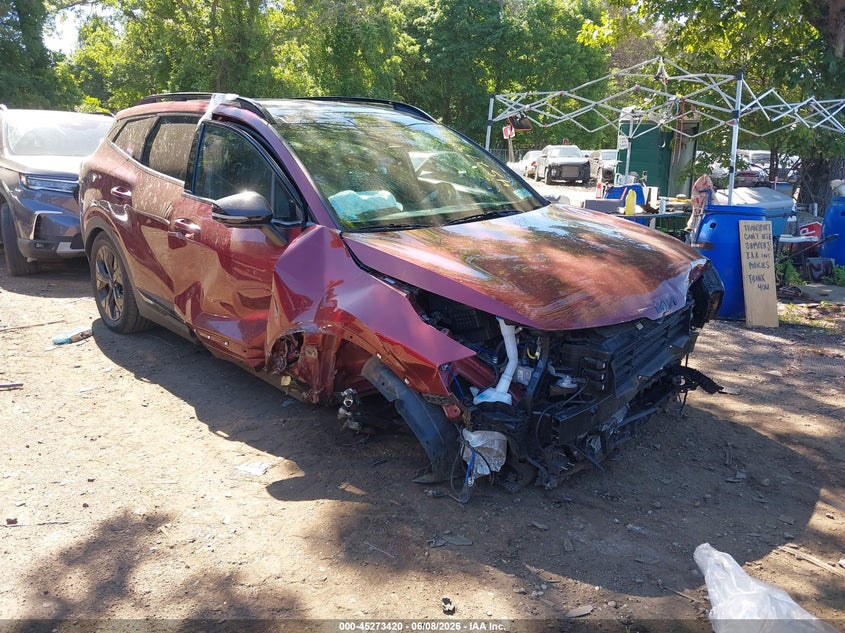 2025 Kia Sportage VIN KNDPZDDH7S7187226 IAAI salvage auction — FRONT END, Salvage Title, sold $7,275 on 2026-07-21 (photo 1)