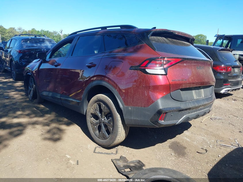 2025 Kia Sportage VIN KNDPZDDH7S7187226 IAAI salvage auction — FRONT END, Salvage Title, sold $7,275 on 2026-07-21 (photo 3)