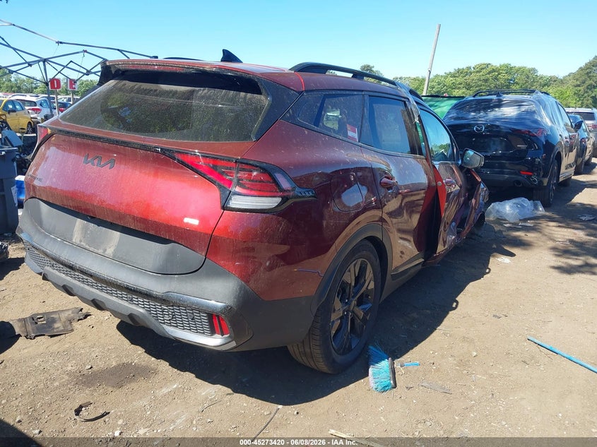 2025 Kia Sportage VIN KNDPZDDH7S7187226 IAAI salvage auction — FRONT END, Salvage Title, sold $7,275 on 2026-07-21 (photo 4)