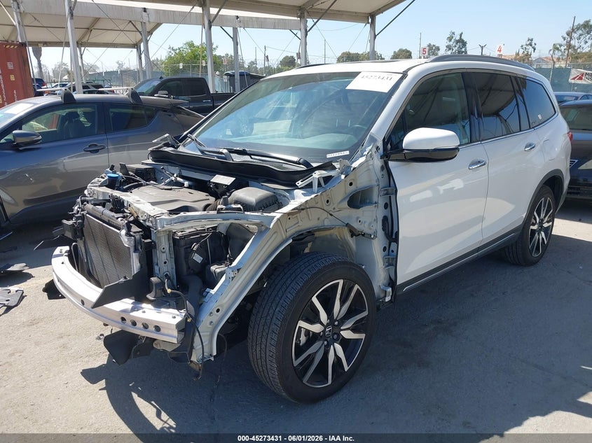 2022 Honda Pilot VIN 5FNYF5H67NB023985 IAAI salvage auction — FRONT END, Salvage Title, sold $10,200 on 2026-07-29 (photo 2)