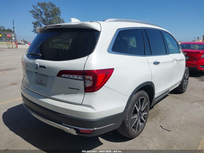 2022 Honda Pilot VIN 5FNYF5H67NB023985 IAAI salvage auction — FRONT END, Salvage Title, sold $10,200 on 2026-07-29 (photo 4)