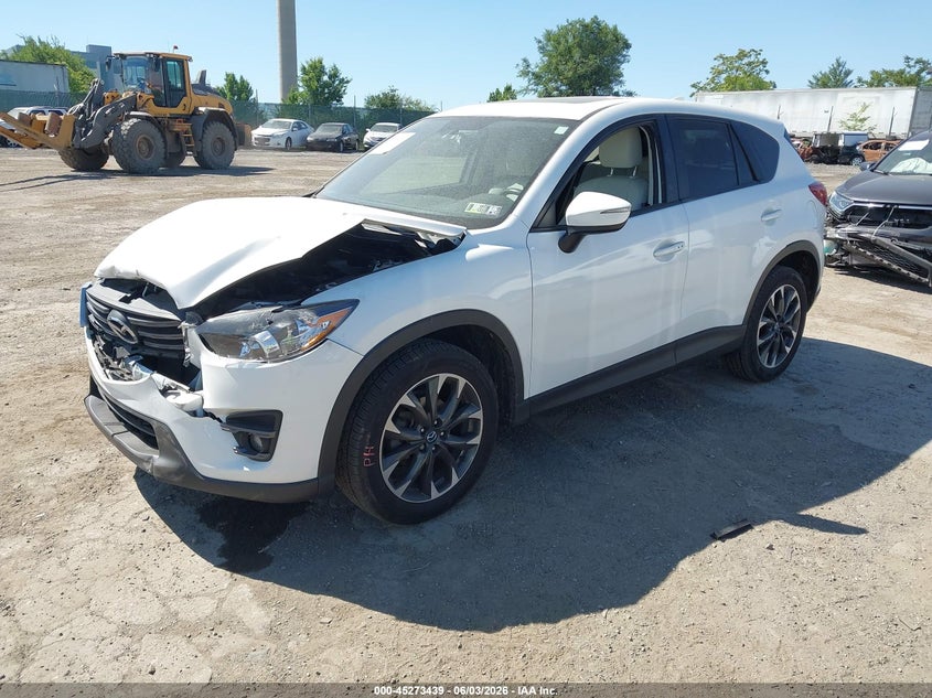 2016 Mazda Cx-5 VIN JM3KE4DY5G0833778 IAAI salvage auction — FRONT END, Salvage Title, sold $2,550 on 2026-07-12 (photo 2)