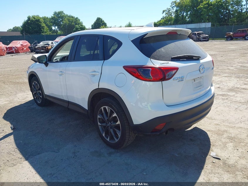 2016 Mazda Cx-5 VIN JM3KE4DY5G0833778 IAAI salvage auction — FRONT END, Salvage Title, sold $2,550 on 2026-07-12 (photo 3)