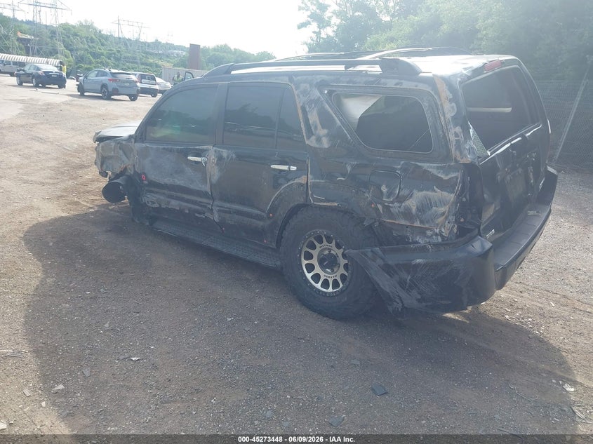 2008 Toyota 4runner VIN JTEZU14R28K004170 IAAI salvage auction — ROLLOVER, Salvage (Pennsylvania), sold $2,100 on 2026-07-10 (photo 3)