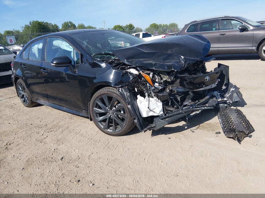 2026 Toyota Corolla VIN 5YFS4MCE7TP264810 IAAI salvage auction — FRONT & REAR, Salvage Title, sold $2,250 on 2026-07-23 (photo 1)