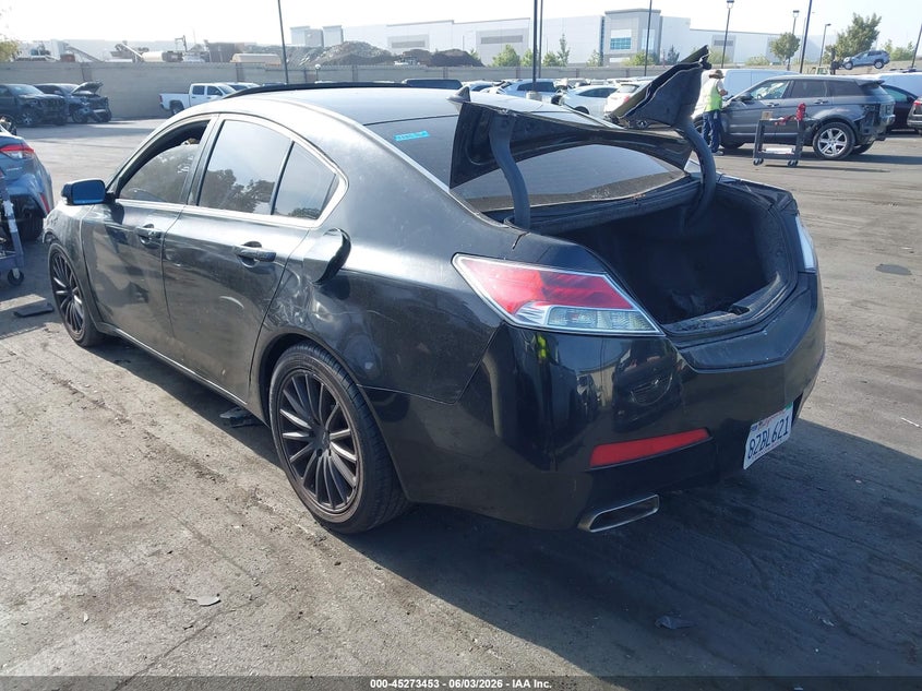 2011 Acura Tl VIN 19UUA8F22BA008508 IAAI salvage auction — ENGINE BURN, Non-Repairable Certificate (California), sold $25 on 2026-07-09 (photo 3)
