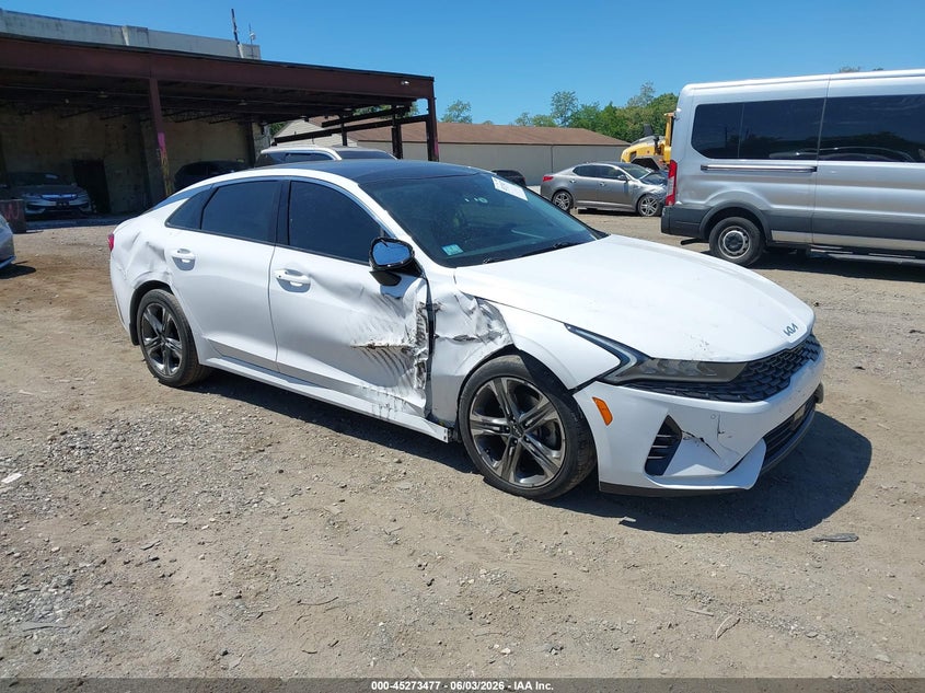 2022 Kia K5 VIN 5XXG34J23NG126209 IAAI salvage auction — RIGHT SIDE, Salvage Title, sold $6,500 on 2026-07-28 (photo 1)