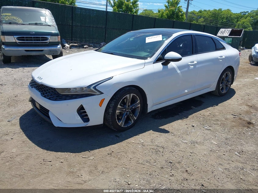 2022 Kia K5 VIN 5XXG34J23NG126209 IAAI salvage auction — RIGHT SIDE, Salvage Title, sold $6,500 on 2026-07-28 (photo 2)