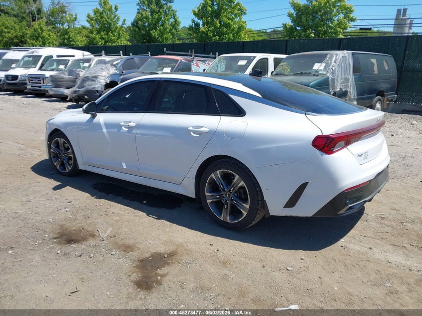 2022 Kia K5 VIN 5XXG34J23NG126209 IAAI salvage auction — RIGHT SIDE, Salvage Title, sold $6,500 on 2026-07-28 (photo 3)