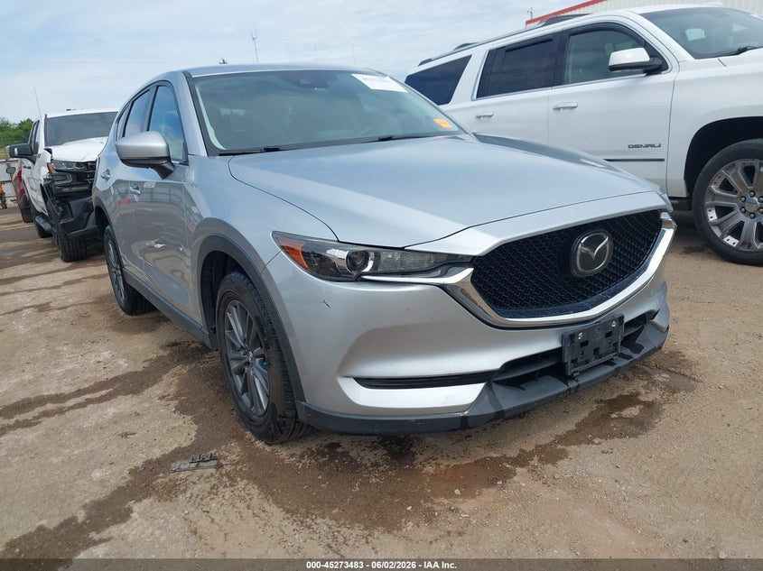 2020 Mazda Cx-5 VIN JM3KFACM7L0772048 IAAI salvage auction — LEFT FRONT, Salvage Title, sold $6,100 on 2026-07-22 (photo 1)