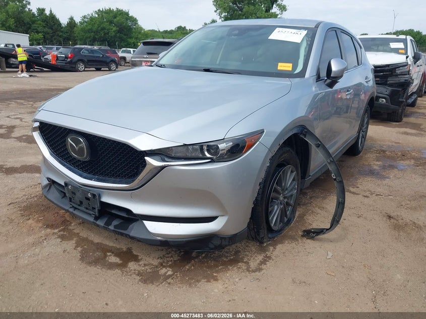 2020 Mazda Cx-5 VIN JM3KFACM7L0772048 IAAI salvage auction — LEFT FRONT, Salvage Title, sold $6,100 on 2026-07-22 (photo 2)