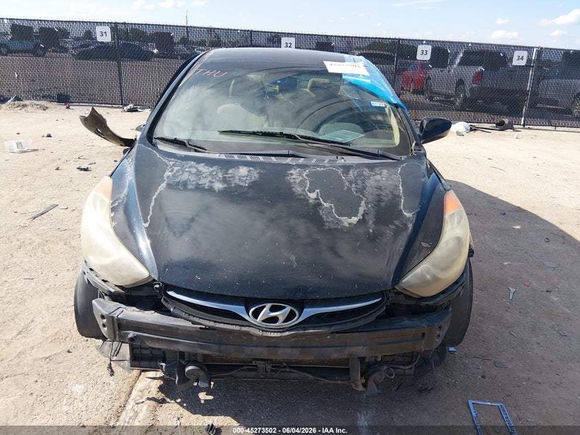 2012 Hyundai Elantra VIN KMHDH4AE6CU339768 IAAI salvage auction — FRONT END, Salvage (Texas), sold $375 on 2026-07-07 (photo 6)